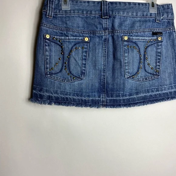 hurley denim skirt Sz 7 - Picture 4 of 4